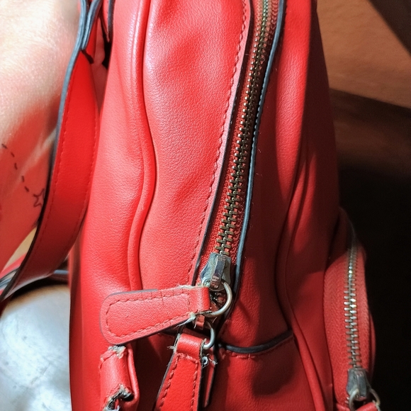 GUESS Small Red Women's Backpack - Picture 3 of 8